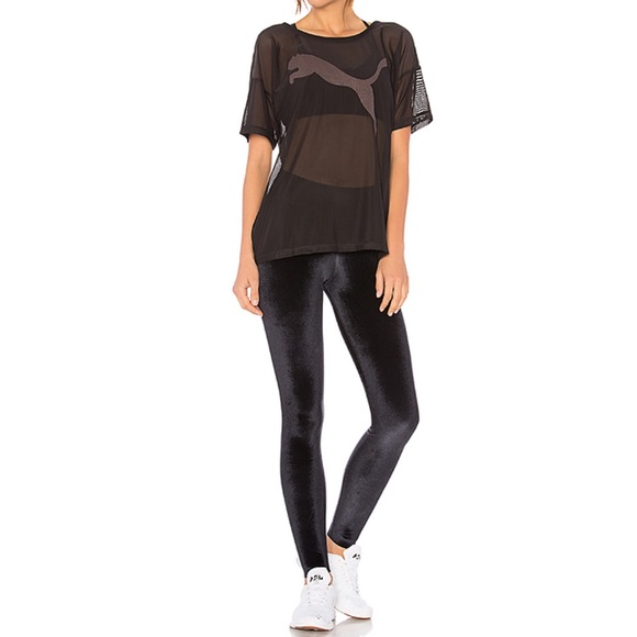 Puma Pants - { 7 FOR $45 } LIKE NEW PUMA BLACK ACTIVE SOFT VELVET LEGGINGS